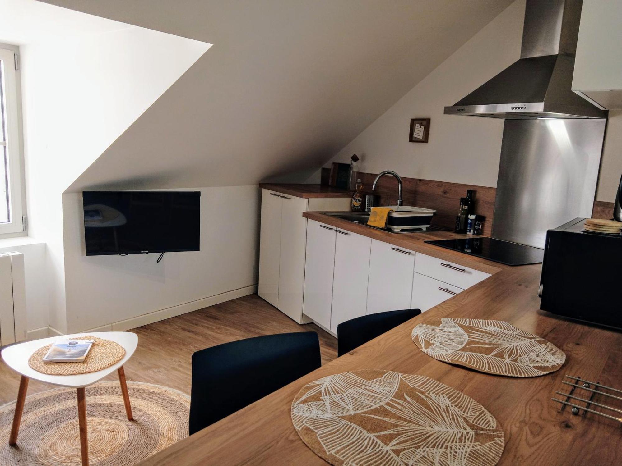 Les Studios De La Gare Linge Cafe The Inclus Wifi วานส์ ภายนอก รูปภาพ